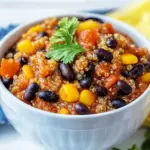 Black Bean and Quinoa Chili Bowl