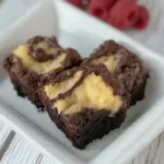 Black Bottom Brownie Bites