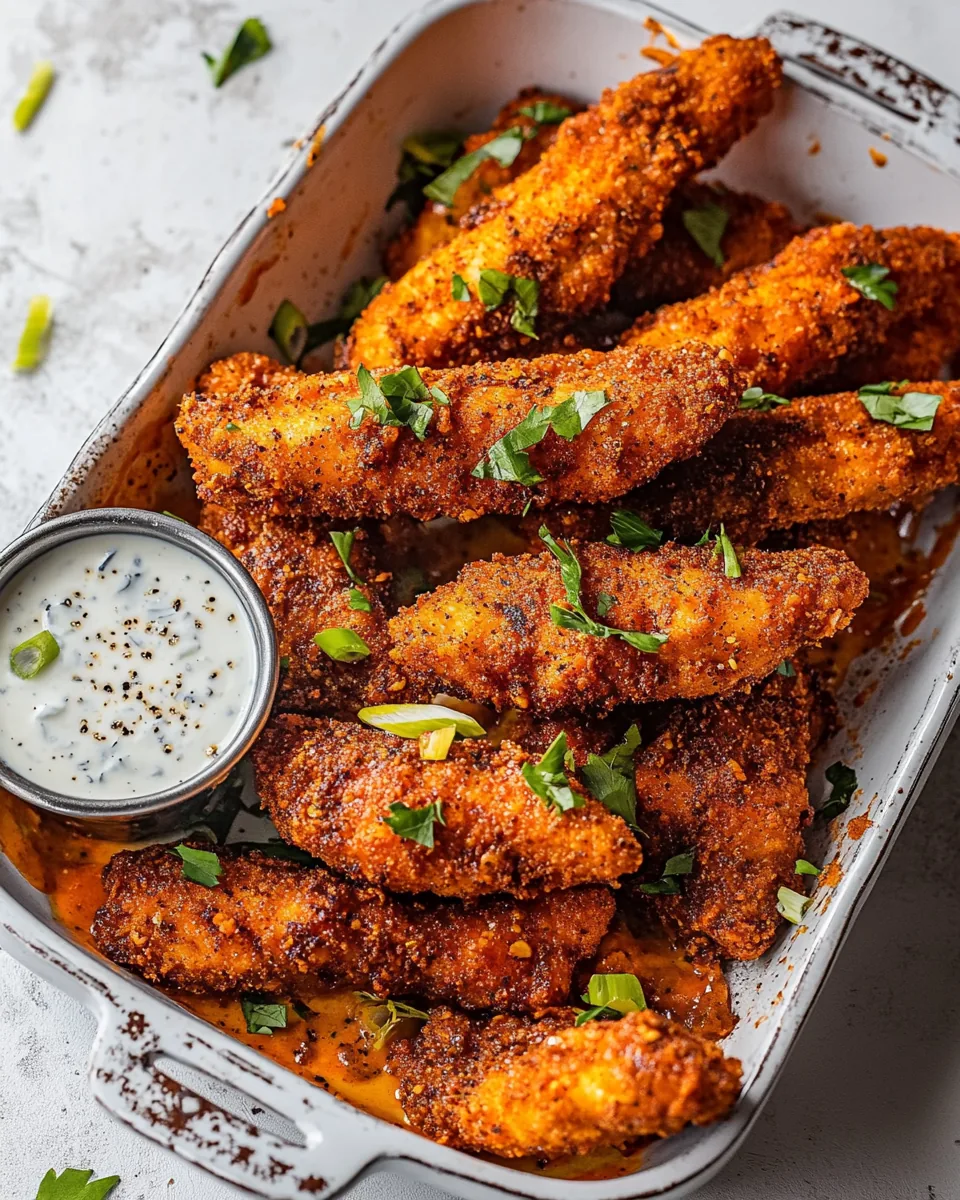 Black Pepper Rub Chicken Fingers
