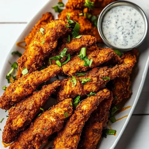 Black Pepper Rub Chicken Fingers