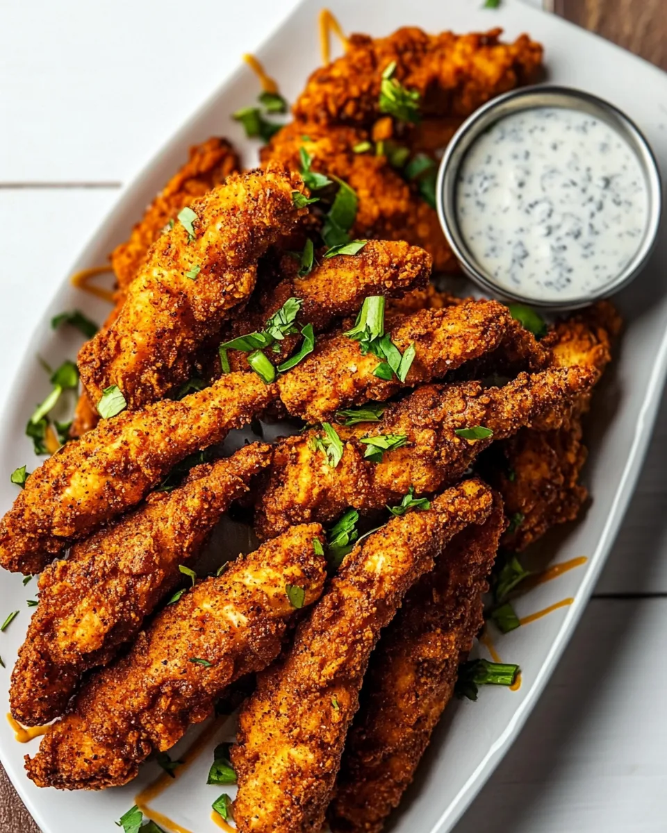 Black Pepper Rub Chicken Fingers