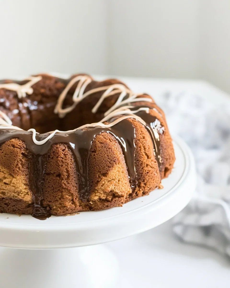 Black and White Pound Cake