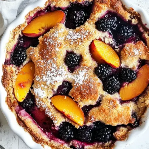 Blackberry Peach Cobbler