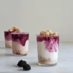 Blackberry Pie Bar Milkshakes