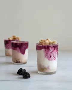 Blackberry Pie Bar Milkshakes