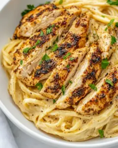 Blackened Chicken Alfredo
