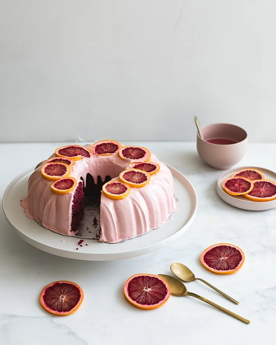 Blood Orange Pound Cake