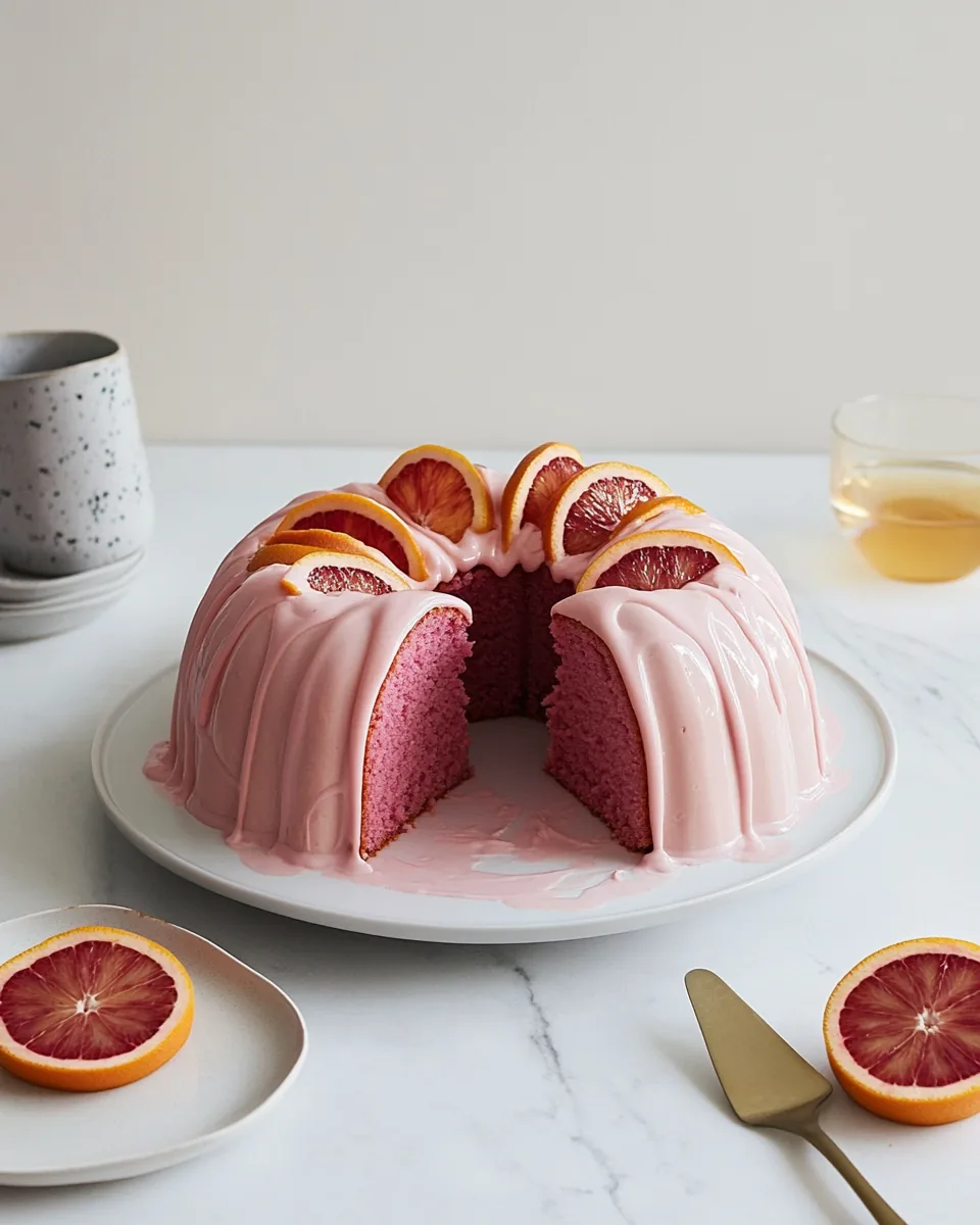 Blood Orange Pound Cake