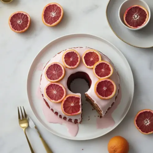 Blood Orange Pound Cake