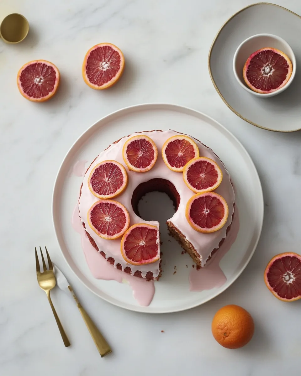 Blood Orange Pound Cake