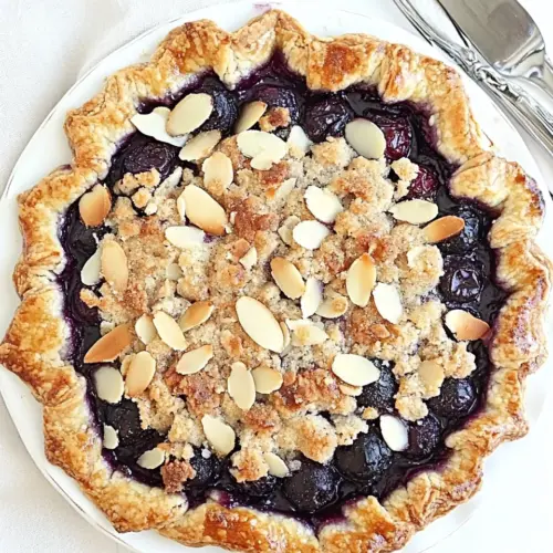 Blueberry Almond Streusel Galette