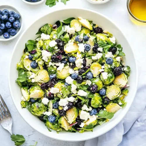 Blueberry Brussels Sprouts Salad