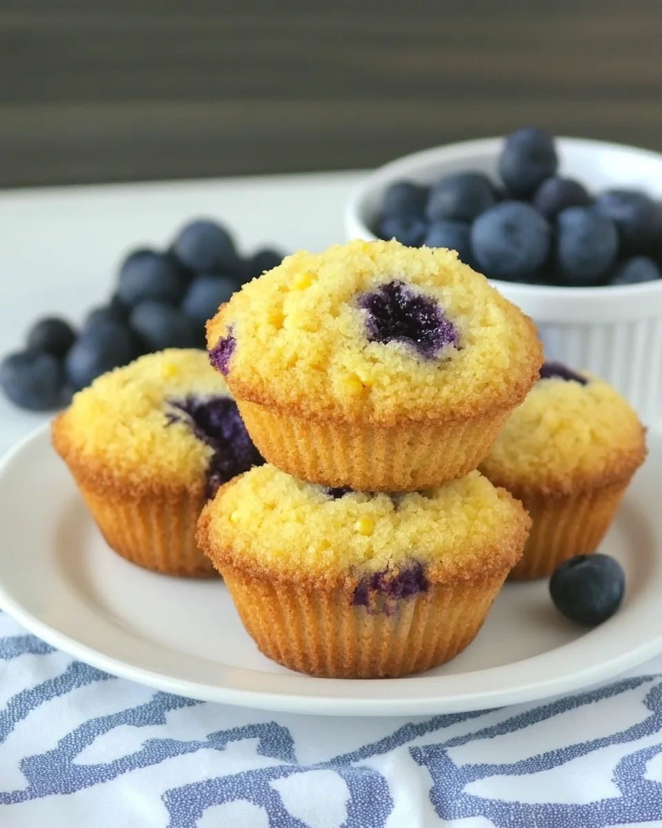 Blueberry Corn Muffins
