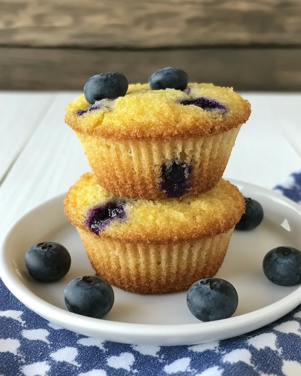 Blueberry Corn Muffins