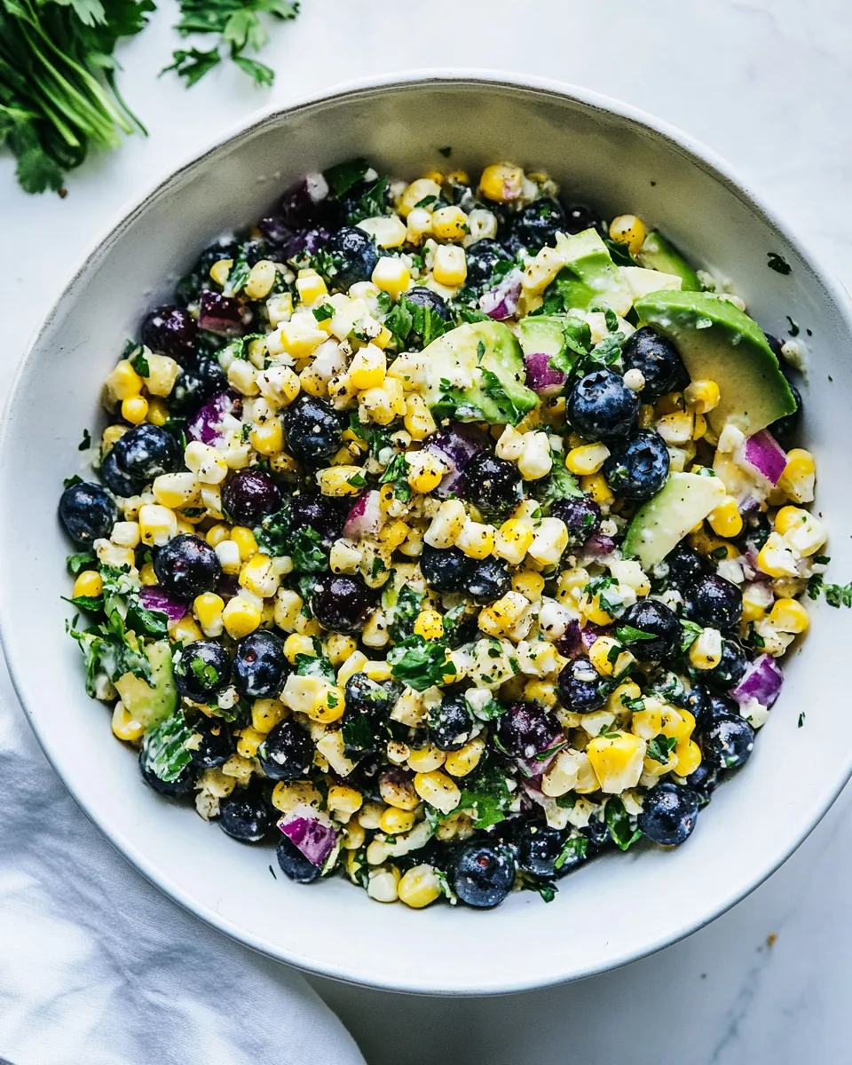 Blueberry Corn Salad
