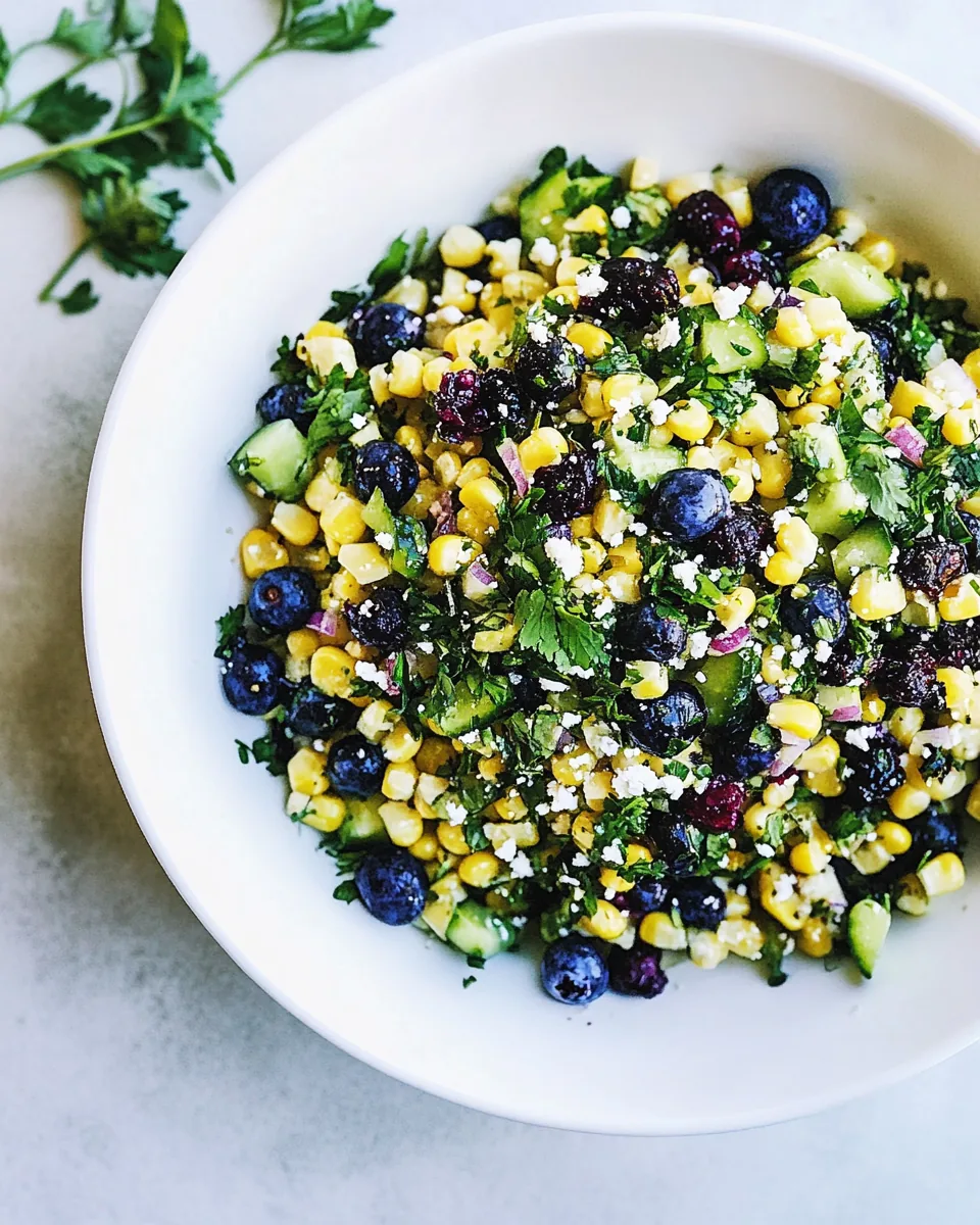 Blueberry Corn Salad