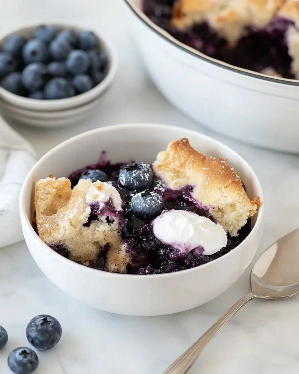 Blueberry Dump Cake
