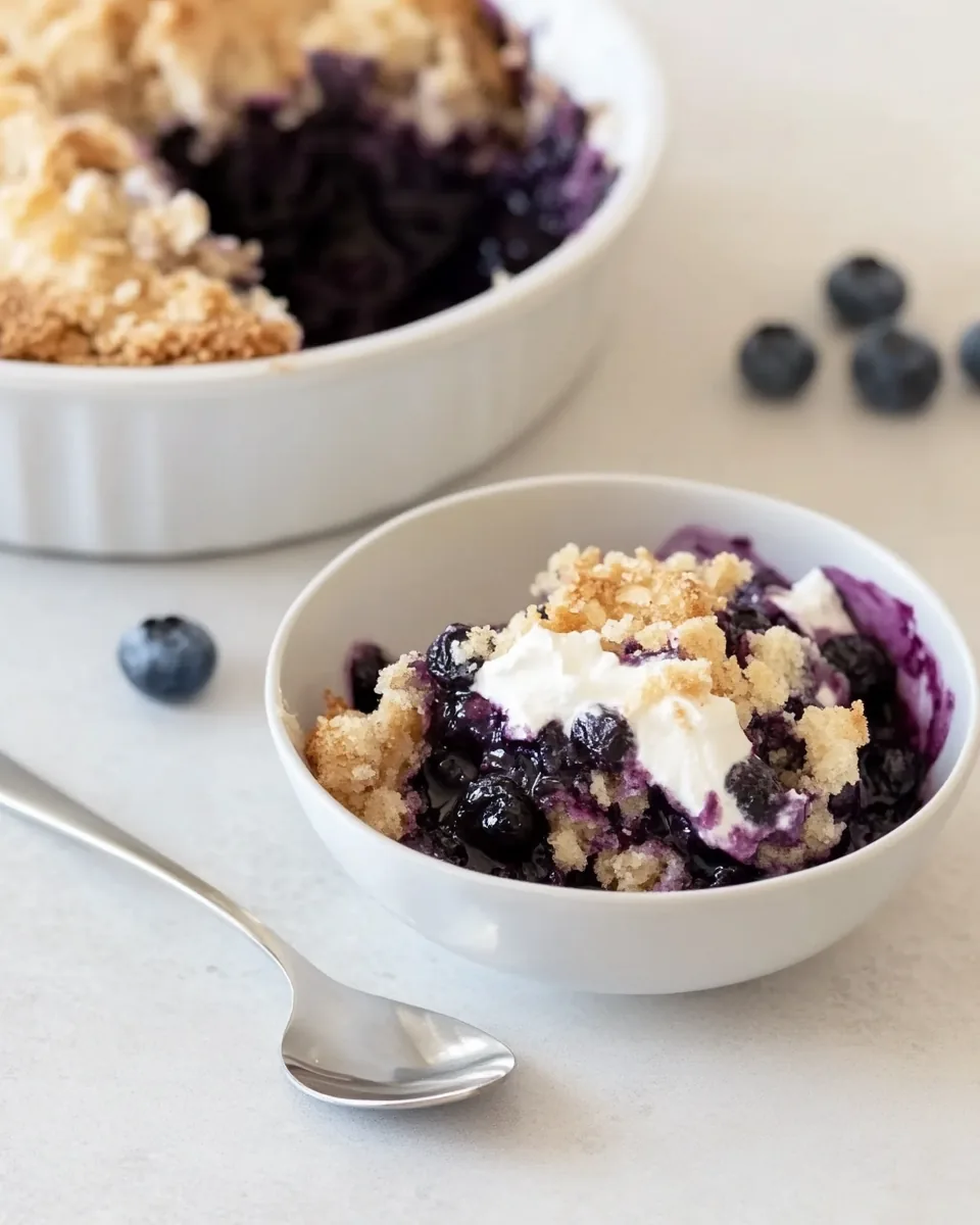 Blueberry Dump Cake