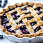 Blueberry Lattice Pie