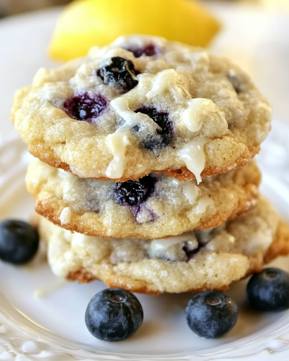 Blueberry Muffin Top Cookies