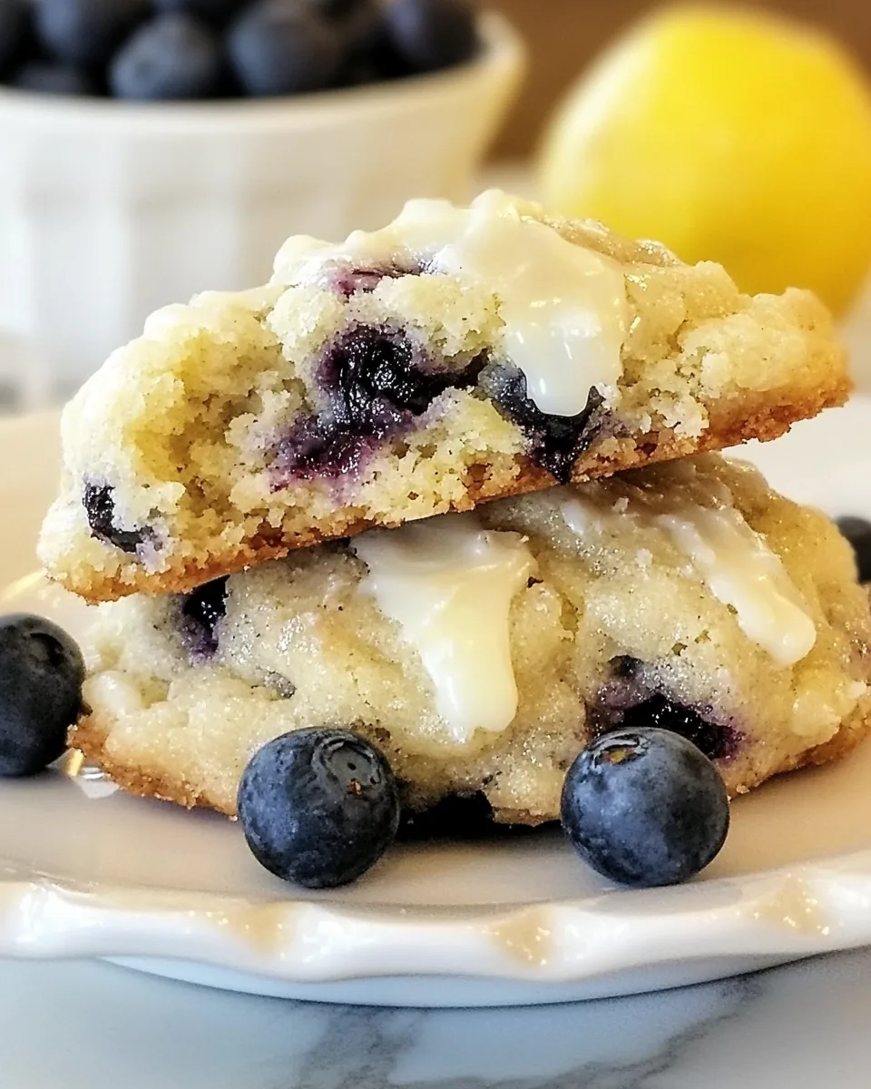 Blueberry Muffin Top Cookies