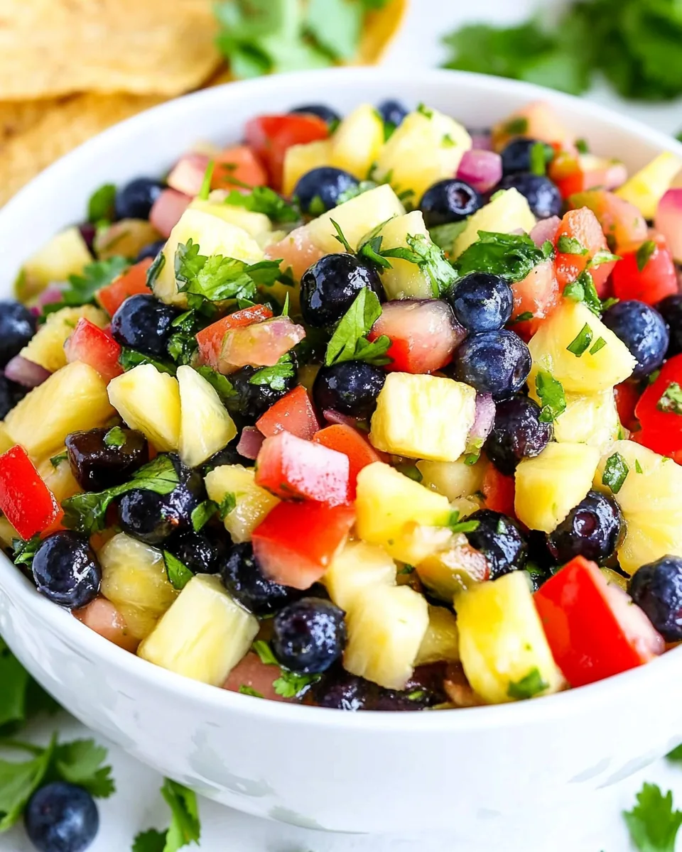 Blueberry Pineapple Salsa
