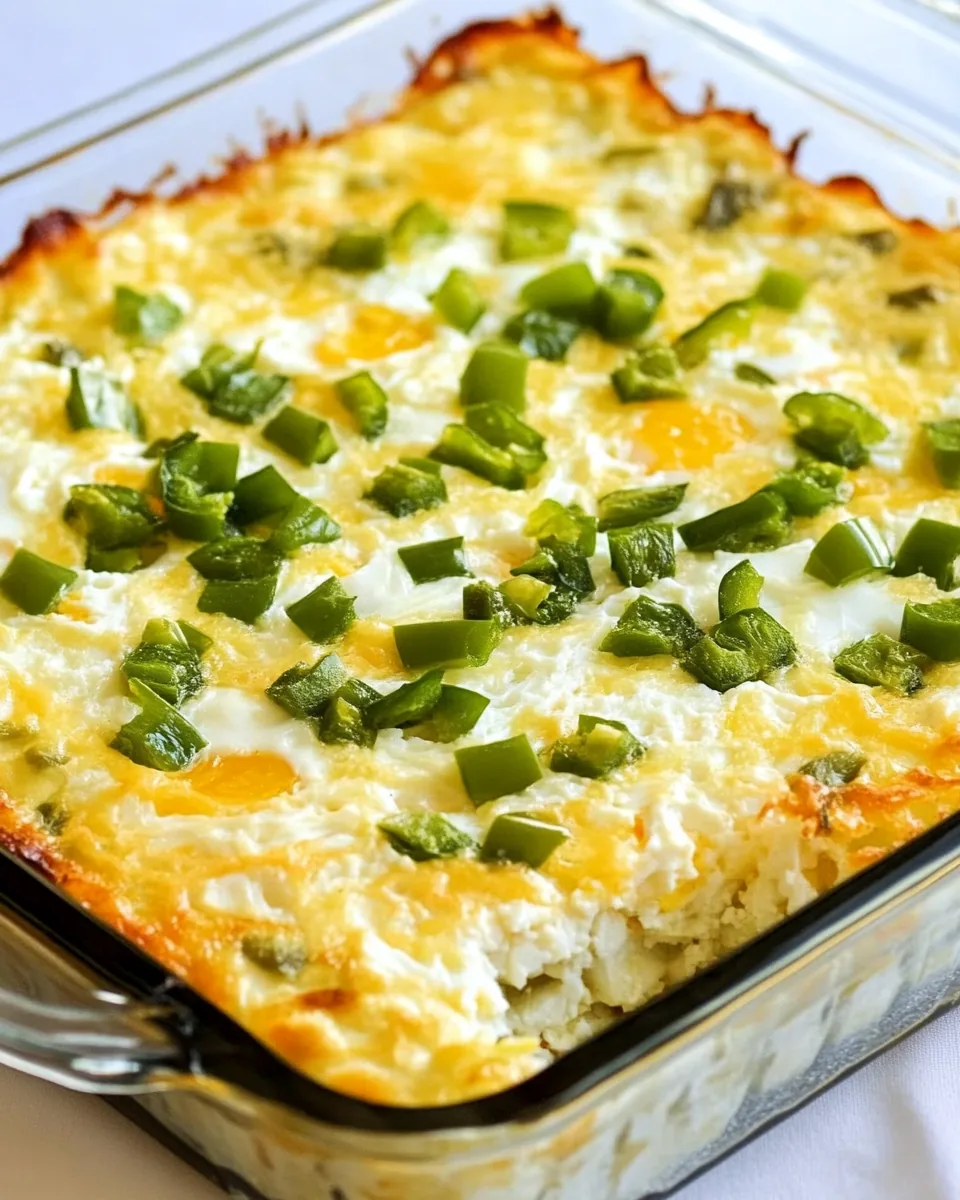 Bobbi’s Egg Casserole with Green Chiles