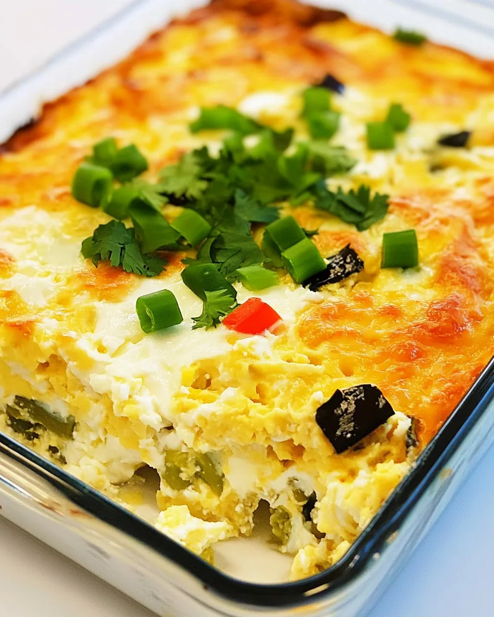 Bobbi’s Egg Casserole with Green Chiles