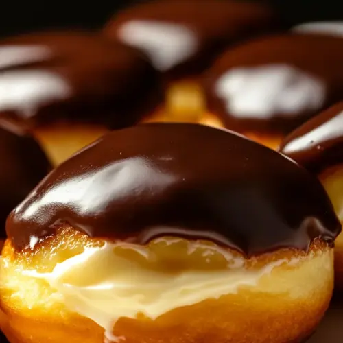 Boston Cream Doughnuts