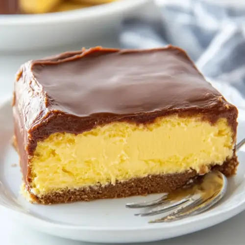 Boston Cream Poke Cake