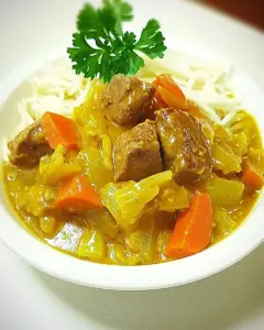 Braised Thai Green Goat Curry