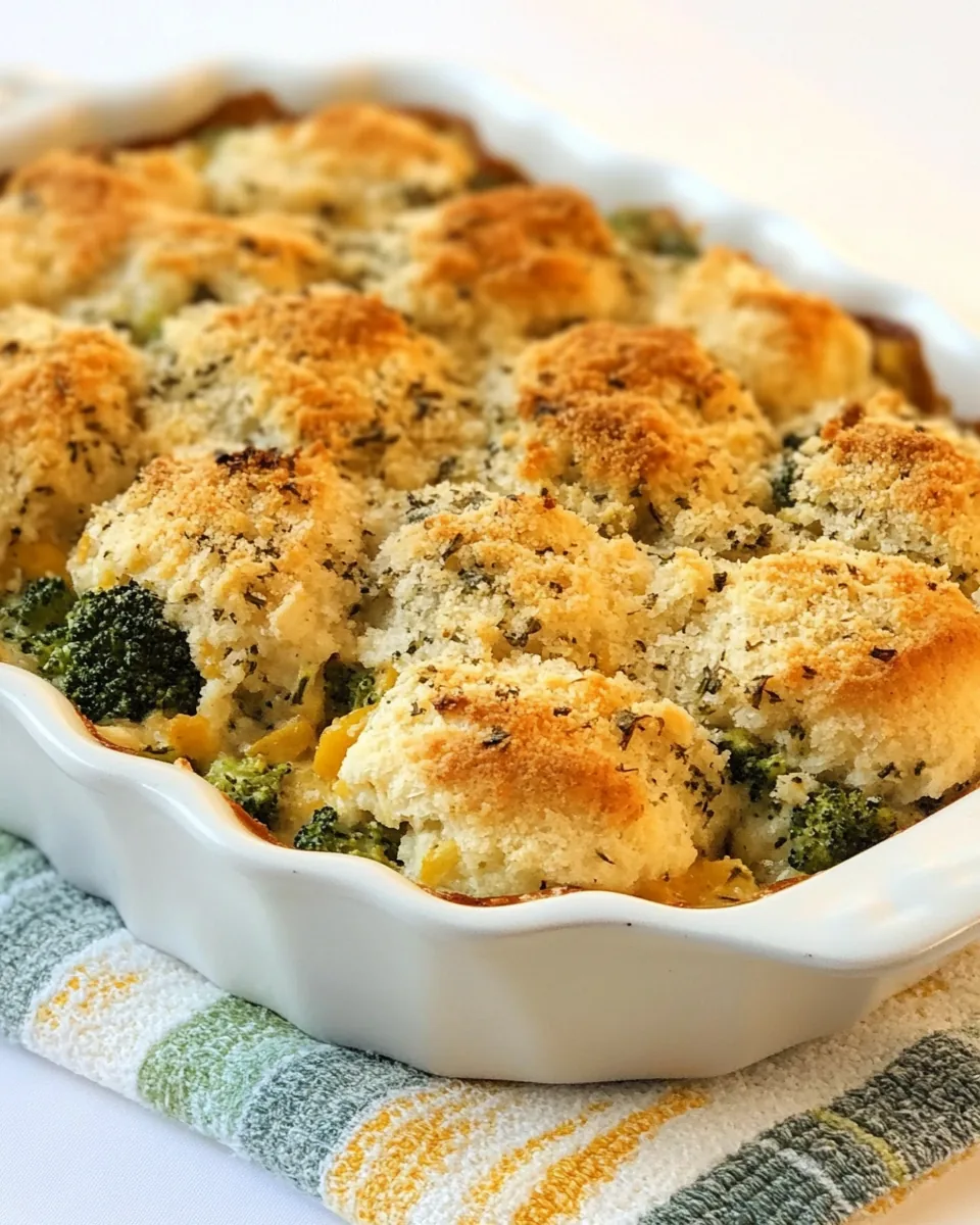 Broccoli Cobbler