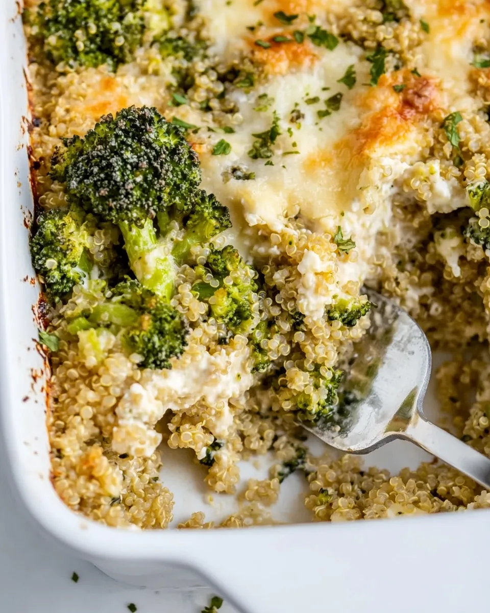 Broccoli Quinoa Casserole