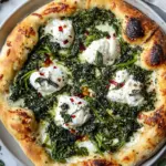 Broccoli Rabe Burrata Pizza