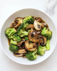 Broccoli and Mushroom Stir-Fry