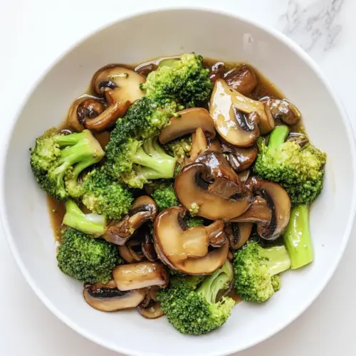 Broccoli and Mushroom Stir-Fry