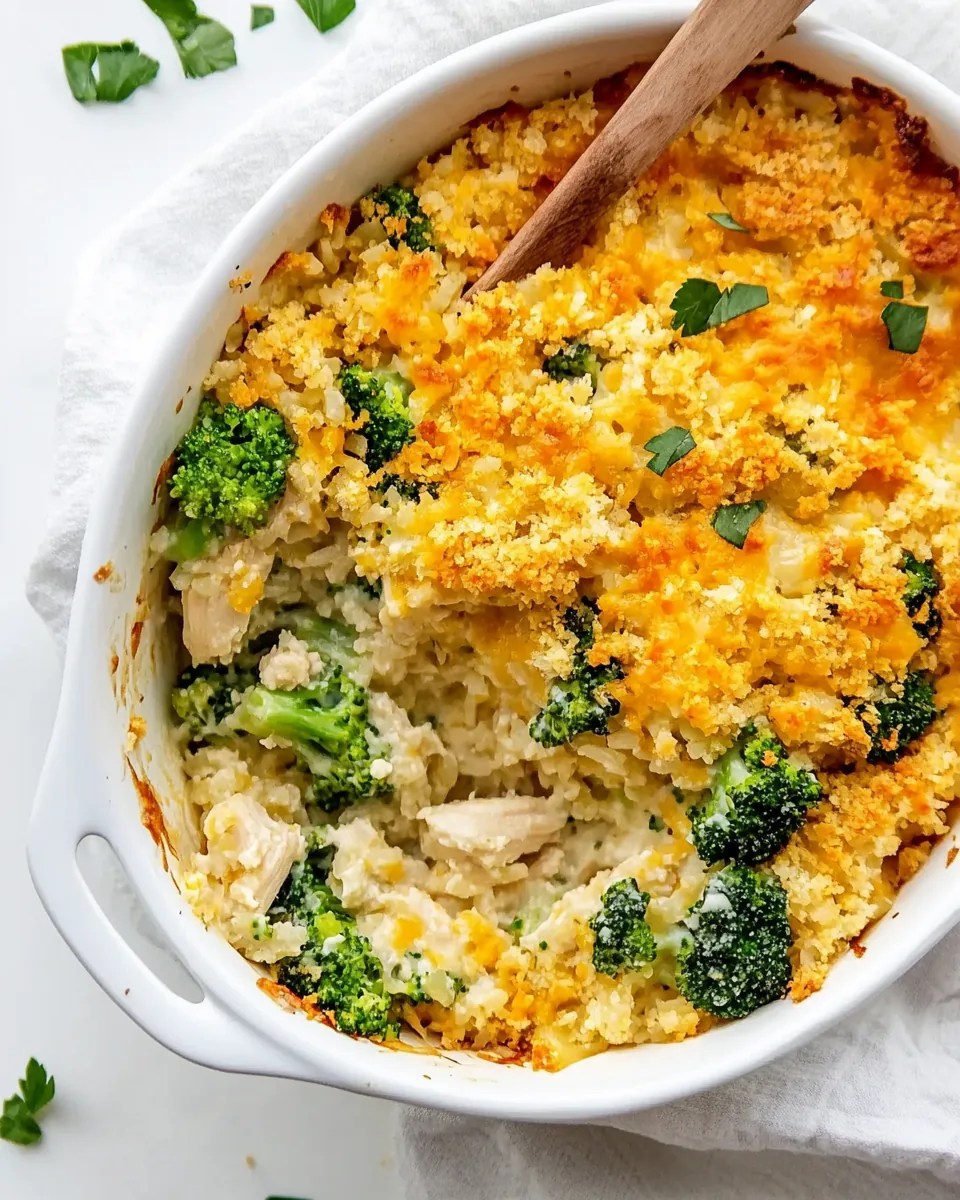 Broccoli and Rice Chicken Casserole