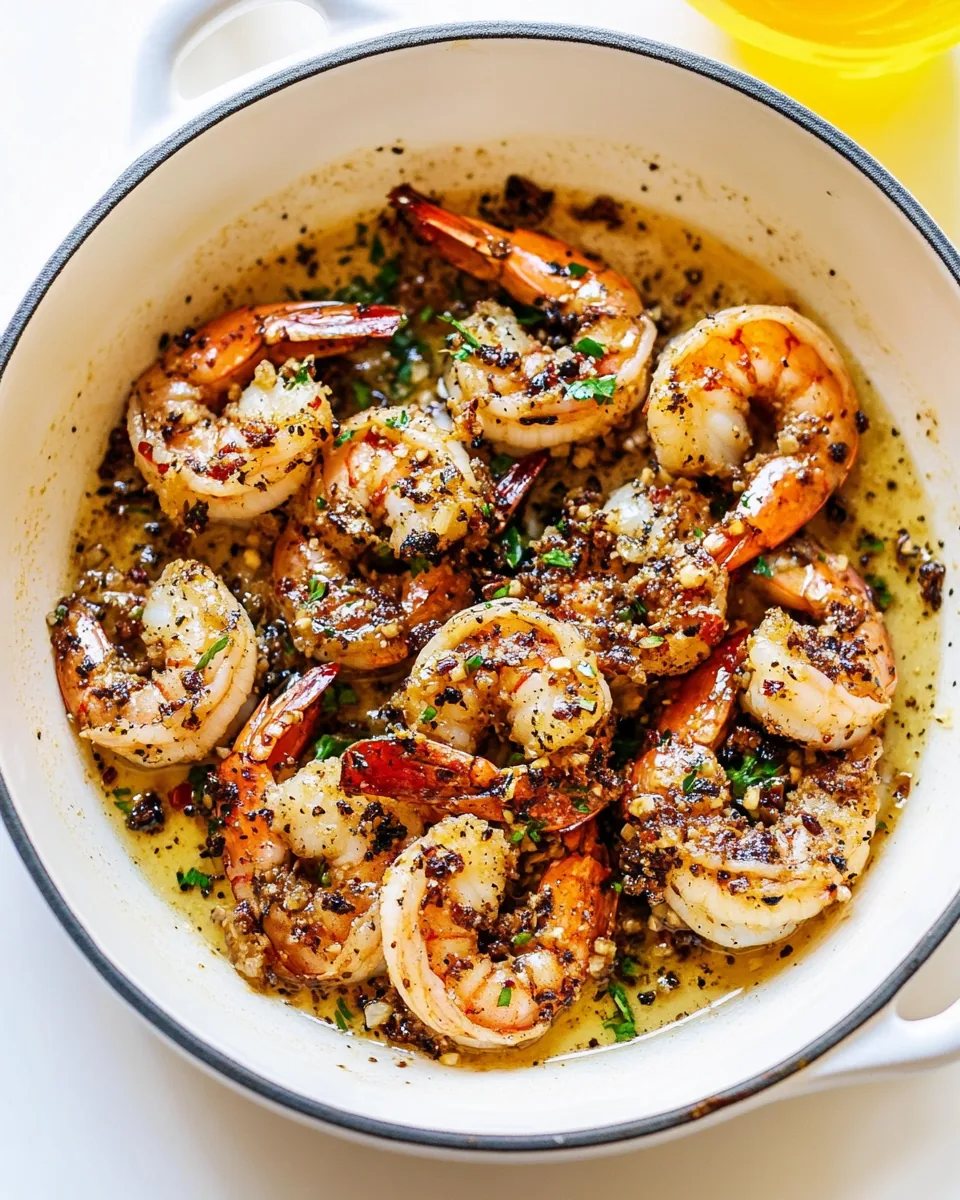 Brown Butter Spicy Garlic Shrimp