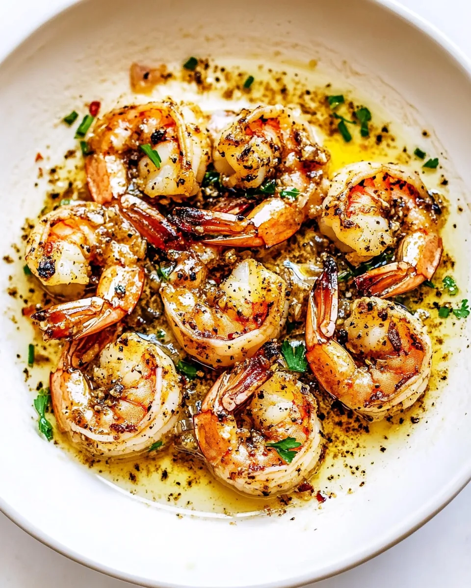 Brown Butter Spicy Garlic Shrimp