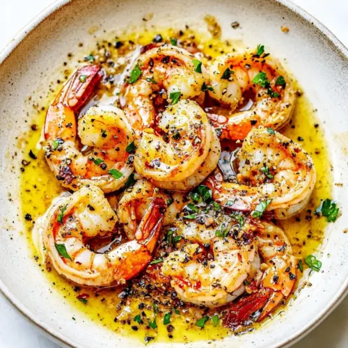 Brown Butter Spicy Garlic Shrimp