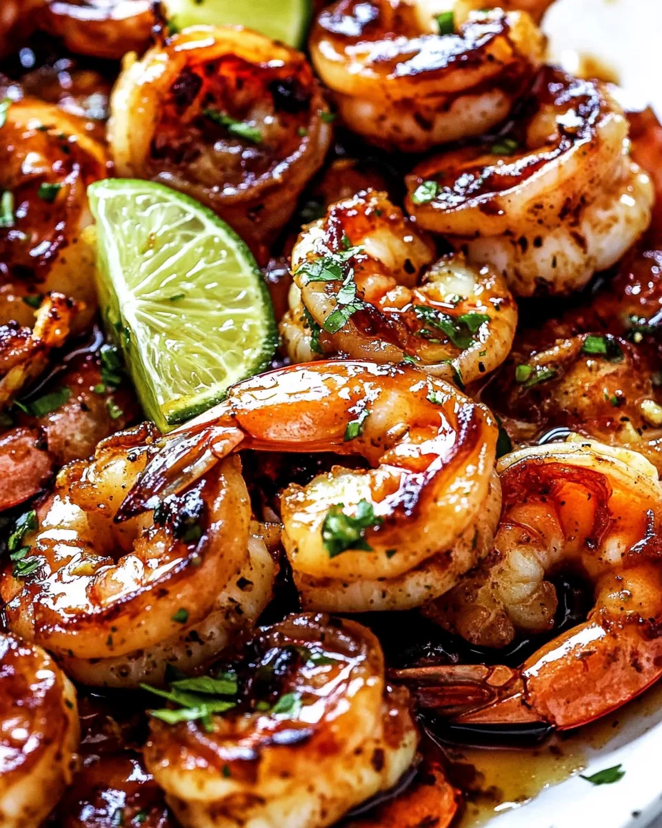 Browned Butter Honey Lime Shrimp