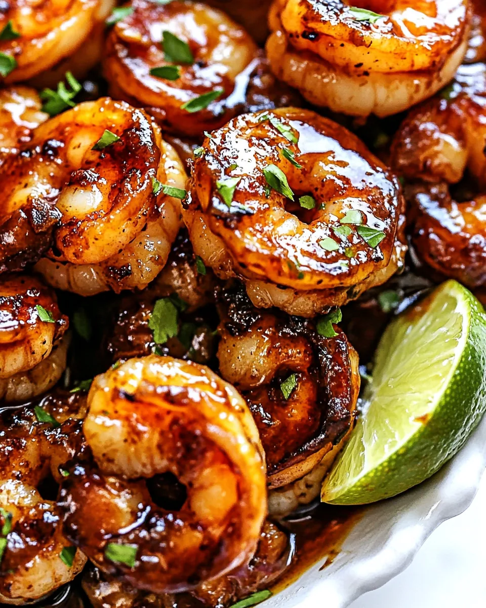 Browned Butter Honey Lime Shrimp