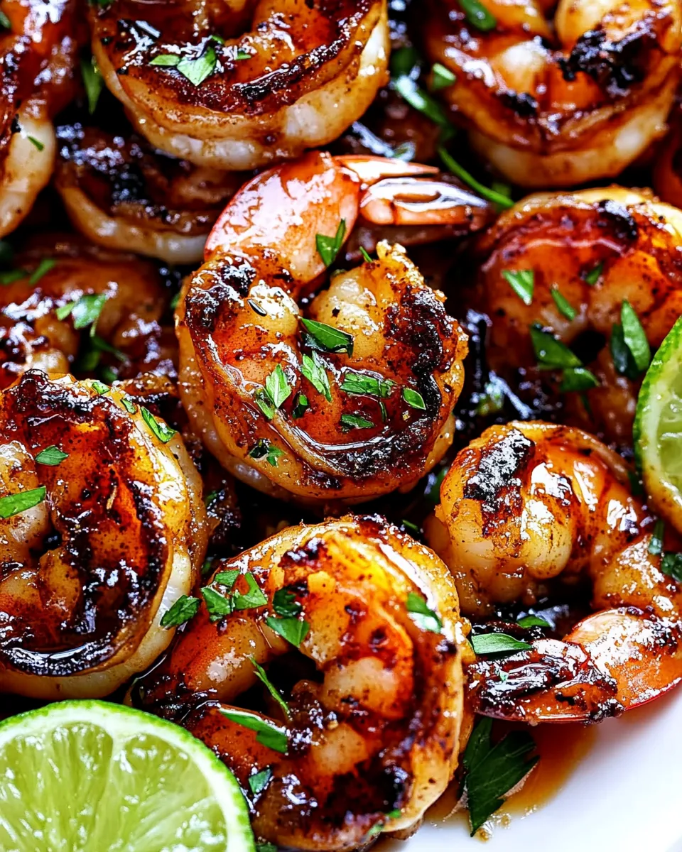 Browned Butter Honey Lime Shrimp