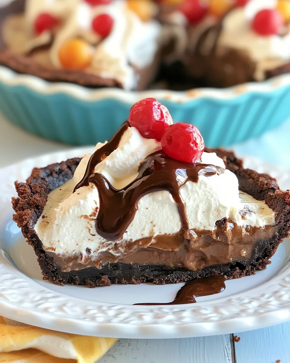 Brownie Sundae Pie