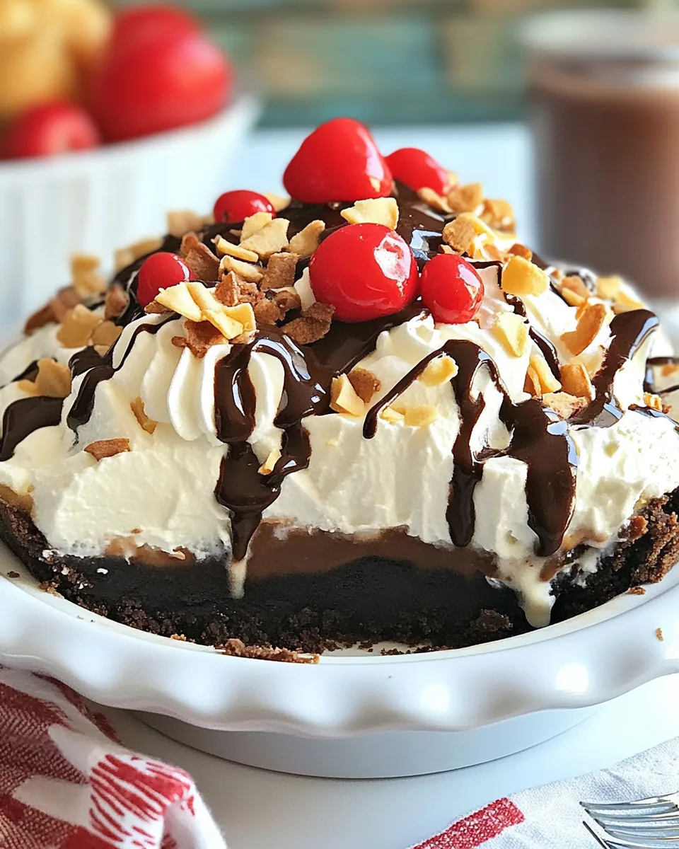 Brownie Sundae Pie