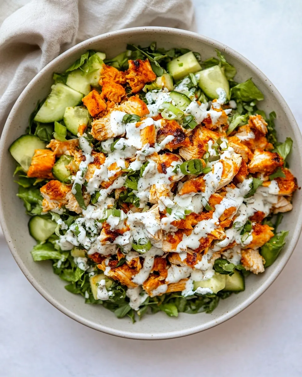 Buffalo Chicken Chopped Salad