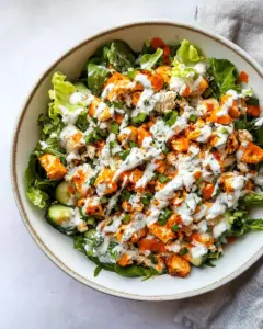 Buffalo Chicken Chopped Salad