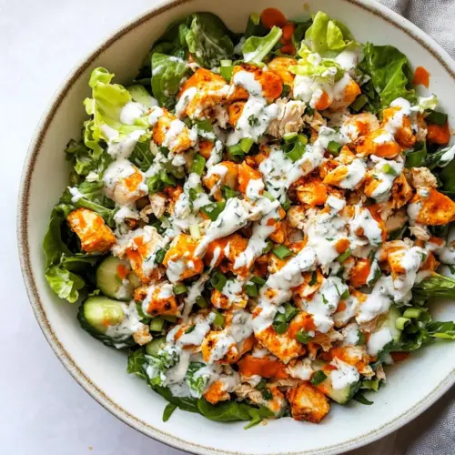 Buffalo Chicken Chopped Salad