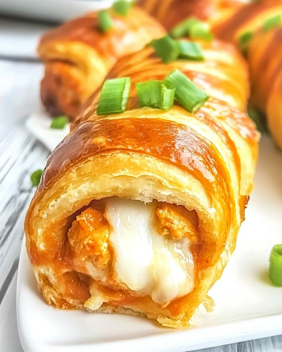 Buffalo Chicken Crescent Rolls