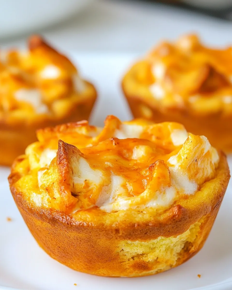 Buffalo Chicken Cupcakes